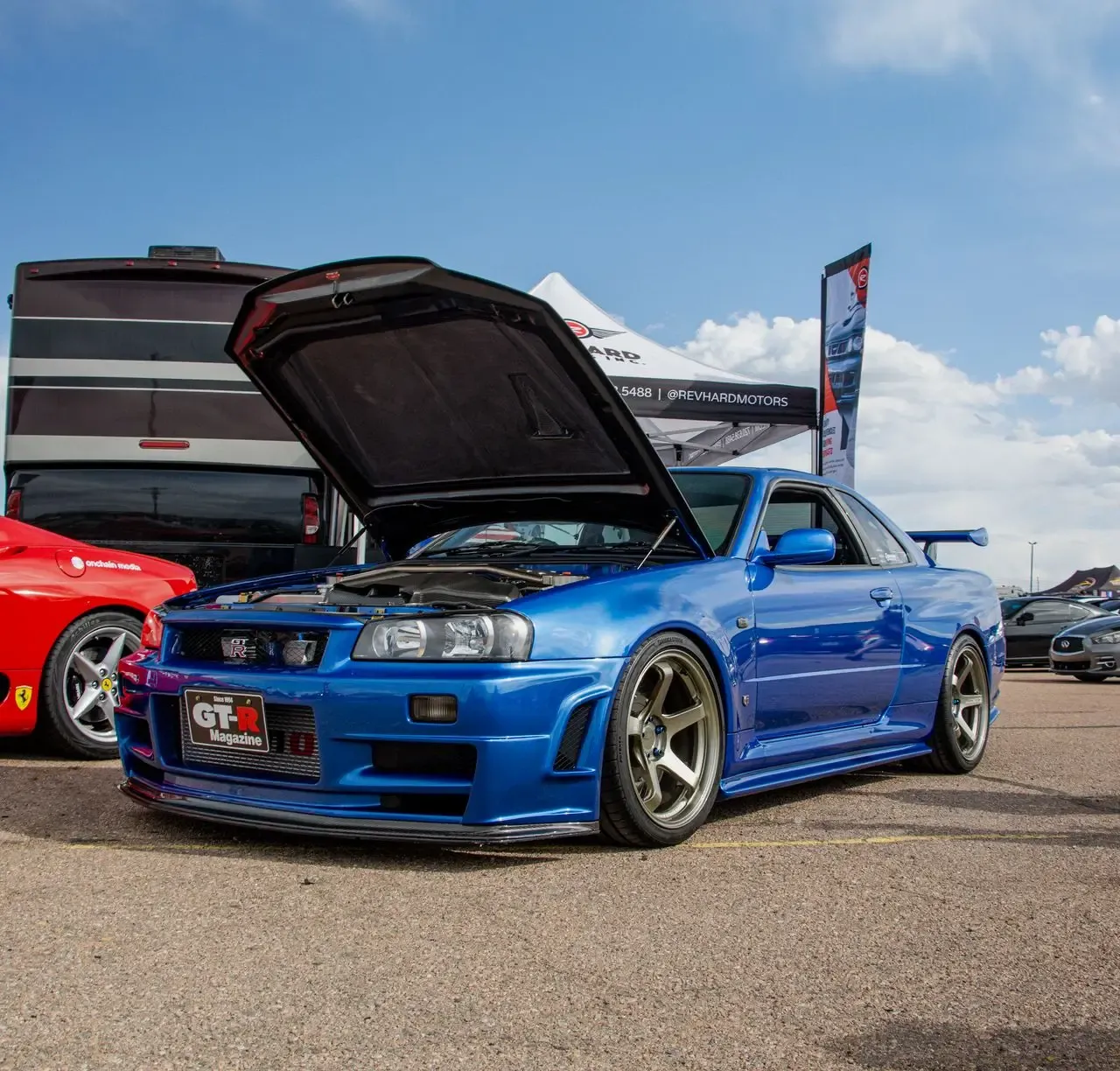 A Nissan Skyline R34 GT-R